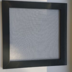 Szúnyogháló 10 x 30 mm-es lapos kerettel (Antracit)