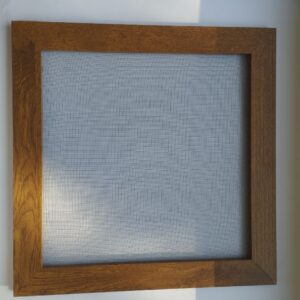 Szúnyogháló 10 x 30 mm-es lapos kerettel (Aranytölgy)