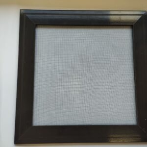 Szúnyogháló 9 x 33 mm-es peremes kerettel (Barna)