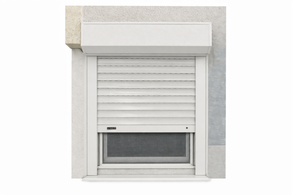 Redextra műanyag kombi redőny vakolható tokkal fehér színben