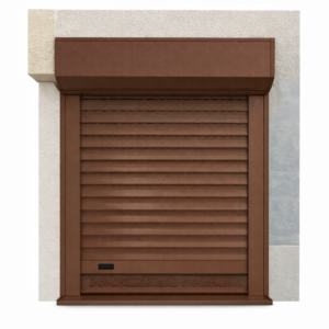 Redextra műanyag redőny vakolható tokkal barna színben