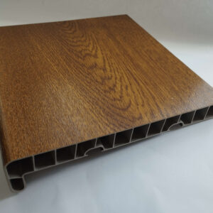 Műanyag belső ablakpárkány (Aranytölgy)